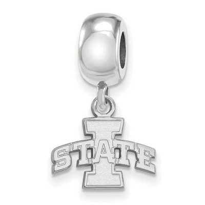 Black Bow Jewelry Sterling Silver Iowa State Cyclones NCAA Bead Charm