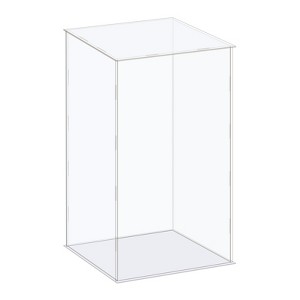 Unique Bargains Acrylic Self-Assembly Dustproof Collectibles Display Cases - 1 of 3