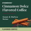 Starbucks Light Roast Ground Coffee—Cinnamon Dolce Flavored Coffee—Naturally Flavored—100% Arabica 1 bag (11 oz) - image 2 of 4