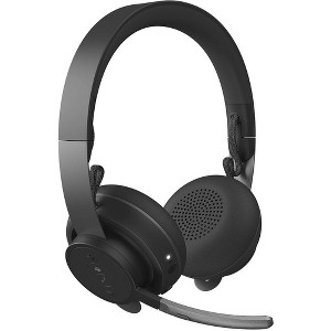 Logitech Zone Wireless Plus Headset - Stereo - USB Type A, USB Type C - Wireless - Bluetooth - 98.4 ft - On-ear - Binaural - Ear-cup - 1 of 4