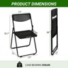 Karl Home Openwork Pattern Plastic Folding Chairs(Set Of 4) - 2 of 4