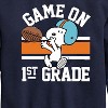Boys' - Peanuts - Game on 1st Grade Graphic Long Sleeve Fleece Sweatshirt - 2 of 4