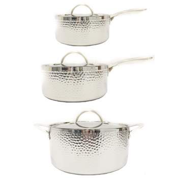 Tri-Ply 18/10 SS 13pc Cookware Set, Hammered — BergHOFF