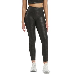 Reebok Womens Faux Leather Casual Leggings - 1 of 1