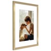 Americanflat 18x24 Poster Frame with Polished Plexiglass - Use as 12x18 Frame with Mat or 18x24 Frame Without Mat - Hudson Collection - Gold - image 4 of 4