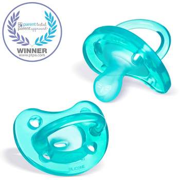 Chicco Physioforma Soft Silicone Pacifier - Clear 0-6m 2pc : Target
