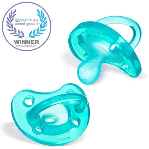 New Chicco PhysioForma Soft Silicone Orthodontic Pacifier 0-6 Months BPA NIP 