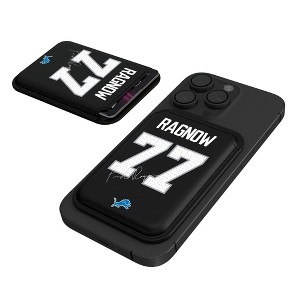 Keyscaper NFL Detroit Lions Players Game Tactic Black Magnetic Credit Card Wallet - 1 of 3
