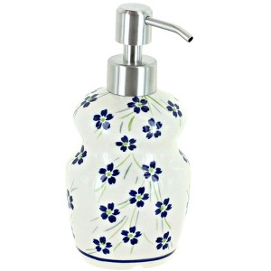 Blue Rose Polish Pottery 2018 Zaklady Soap Dispenser - 1 of 1