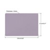 Unique Bargains PVC Non-Slip Waterproof Office Home Writing Desk Mat 10"x8" Gray - 2 of 3