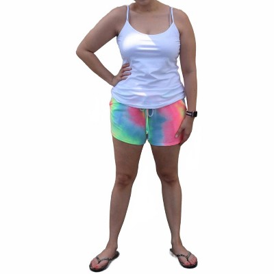 Women's Tie Dye Knit Shorts - Plus - HEIMISH USA