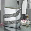 Creative Scents Silver Mosaic Wastebasket - 2 of 4