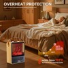 TEMPWARE Electric Fireplace Heater 1500W, Portable Fireplace with Realistic 3D Flame Effect,  Quiet and Safe for Indoor Use Office Bedroom - 4 of 4