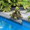Design Toscano Along For The Ride, Frog And Turtles Spitter Piped Statue - Multicolored - 2 of 4
