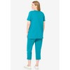 Woman Within Plus Size Starfish Tee And Capri Set - 3 of 4
