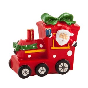 Evergreen Beautiful Christmas Train Pieces Water Globe Table Top Decor, Set of 3 - 7 x 3 x 3 Inches Indoor/Outdoor Decoration - 1 of 4