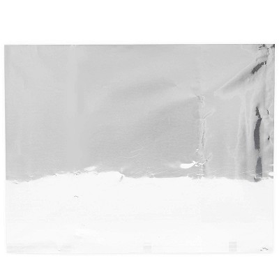 Bright Creations 50-Pack Silver Sheets for DIY Arts and Crafts, Embroidery, Artworks Project, 14 x 18 inches