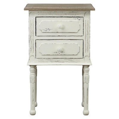 Nightstand White - Baxton Studio