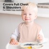 KeaBabies 3pk Presto Baby Bibs Waterproof with Food Catcher, Lightweight Toddler Bibs for Eating - 4 of 4