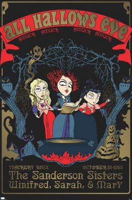 Trends International Disney Hocus Pocus - All Hallows Eve Framed Wall Poster  Prints : Target