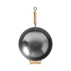 Joyce Chen Classic Series 14-Inch Round Bottom Carbon Steel Wok with Birch Handles - image 2 of 4