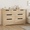 CuisinSmart 7 Drawer Dresser, Wood Chest of Drawers with Embedded Handles, Dresser Organizer for Living Room, Nursery, Hallway and Entryway - 2 of 4