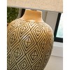 Signature Design by Ashley (Set of 2) Jairgan Table Lamps Brown/Beige: Contemporary Geometric Drum Shade, 3-Way Switch - 4 of 4