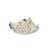 Elegant Lighting Clara Collection Flush Mount D14in H7in Lt:4 Gold Finish - 2 of 3