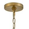 Lark Blake 1 - Light Pendant in  French Gray/Lacquered Brass - 3 of 4