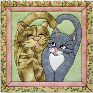Quilt-Magic No Sew Wall Hanging Kit-Cats Meow - 1 of 1