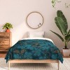 Deny Designs Twin/ Twin Extra Long Mirimo Flora Blue Comforter and Pillow Sham Blue - 3 of 4