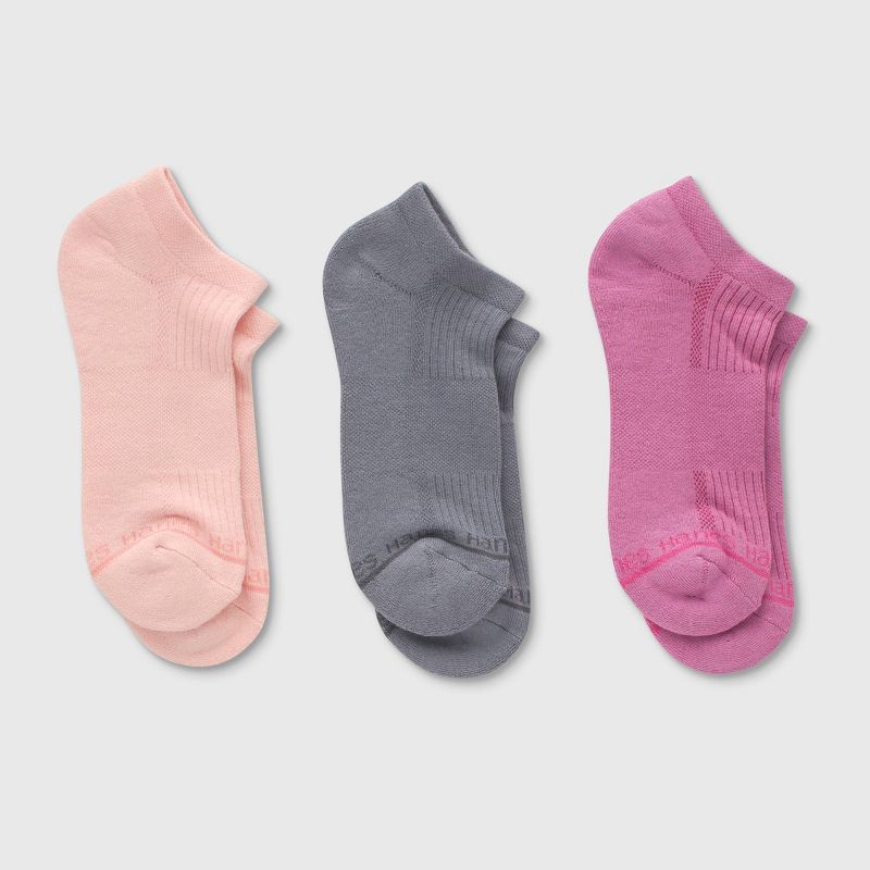Hanes Women's 3pk SuperSoft No Show Socks - 5-9, 3 of 7