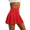 FIONECA Women's High Waist Pleated Tennis Skirt with 4 Pockets Lightweight Athletic Golf Skorts Skirts for Running Workout - 2 of 4