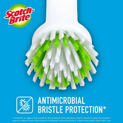 Compact Non-Scratch Antimicrobial Scrub Brush
