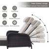 Buenhomino Outdoor Chaise Lounge Chairs Set, Set of 2 Wicker Patio Reclining Chairs with Adjustable Backrest and Cushion, Rattan Lounger for Pool - 4 of 4