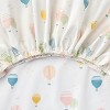 Hot Air Balloons Cotton Percale Fitted Crib Sheet - Hearth & Hand™ with Magnolia: OEKO-TEX Certified, Farmhouse Style - 4 of 4