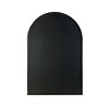 GlasFlength Decorative Wall Mirrors Elegant Arched Mirror with Metal Frame Simple Design for Bathroom and Living Spaces, Black, 32"*24"*1.1" - 4 of 4