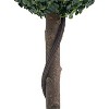 24" Artificial Topiary Ball Trees 2-Pack, Faux Boxwood Balls for Indoor Outdoor Home Decor - 4 of 4