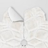48" Christmas Dia Faux Fur Snowflake Shaped Tree Skirt - Wondershop™ - 4 of 4