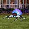 Gemmy Projection Airblown Inflatable Kaleidoscope Black/White Spider (RGB), 2.5 ft Tall, Multicolored - 2 of 2