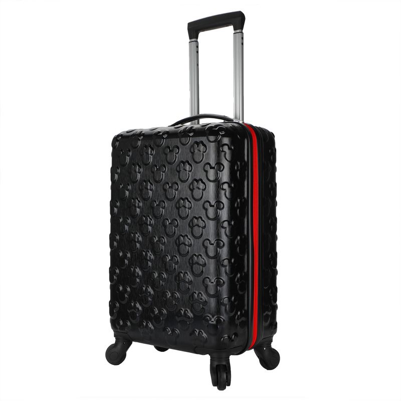 Mickey Mouse 21" Molded Carry-On Luggage Mickey and Minnie Heads Hardside Rolling Luggage, 3 of 7