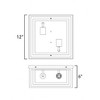 Maxim Lighting Cabana 2 - Light Flush Mount in  Black - 3 of 3