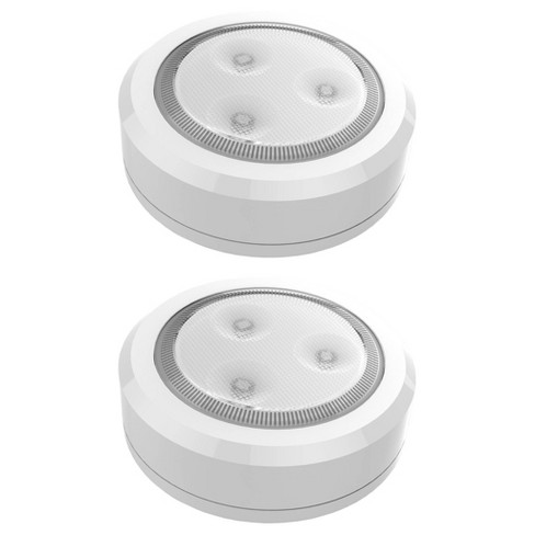 Brilliant Evolution 2pk Wireless Led Under Cabinet Puck Light : Target