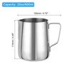 Unique Bargains Stainless Steel Coffee Maker Accessories Milk Frothing Pitcher with Latte Art Pen - 2 of 3