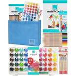 Colour Block 91pc Mixed Media Watercolor Kit in Woven Bag