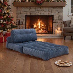 Mjkone Folding Sofa Bed, Convertible Sleeper Chair with Pillow - 1 of 4