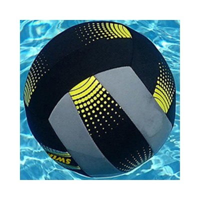 Swimline Neoprene Swimming Pool Volleyball - 7" - Black and Gray