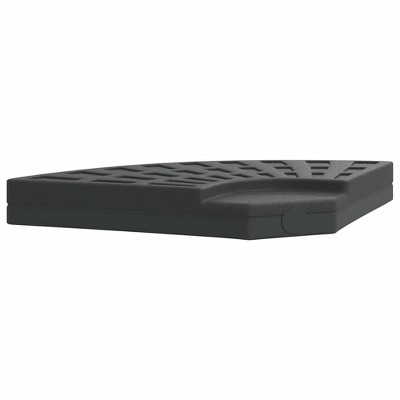 vidaXL Parasol Base Weight Black Polyethylene and Concrete