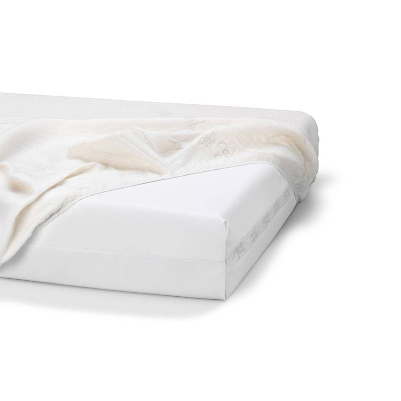 Moonlight Slumber Little Dreamer Mini Crib Premium Cotton Waterproof Mattress Cover - Light Beige, 5 of 9