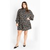 Women's Plus Size Cece Dress - ditsy | CITY CHIC - 2 of 4